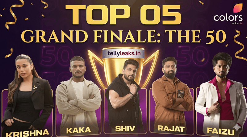 The 50 grand finale winner vote poll top 5 finalists Shiv Thakare Mr Faizu